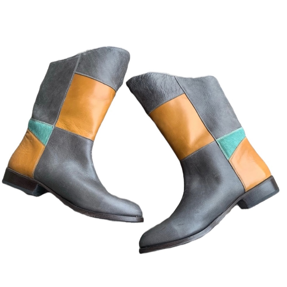 COBRA SOCIETY Spanish Leather Bryon Boots. Size 42 / 10.5-11 US.